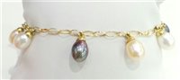 Bracciale Stocco Gioielli Donna in Oro giallo Perla 014/B - 014/B